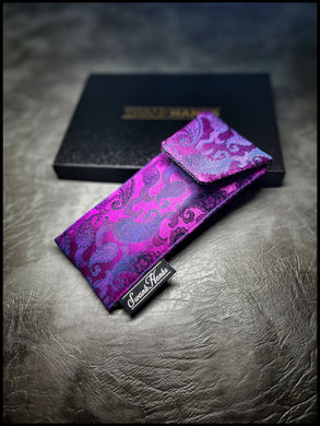 Blurple Color Shifting Silk Paisley Single