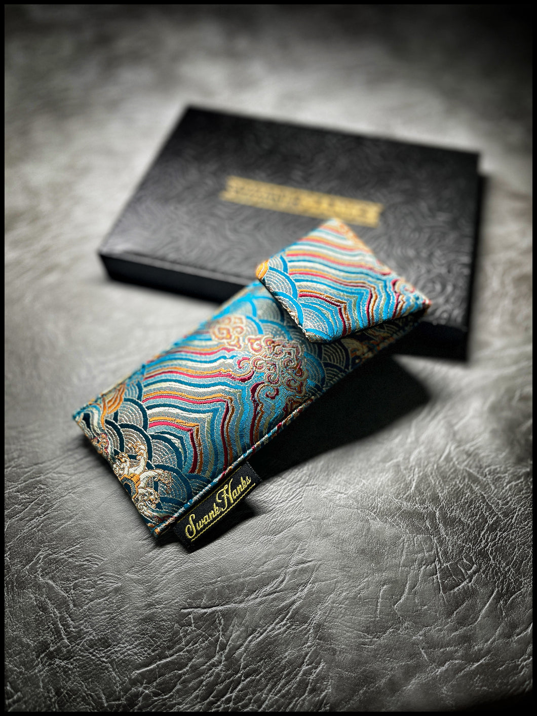 Tibetan Silk Brocade V2 Single Pouch